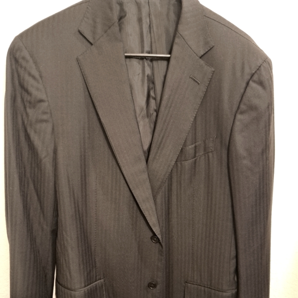 $990 Emeregildo Zegna Swiss Made Blazer Suit Jacket 44L
